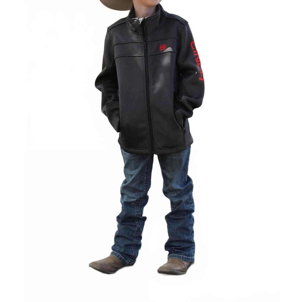 NEW CINCH boys sweater jacket in grey